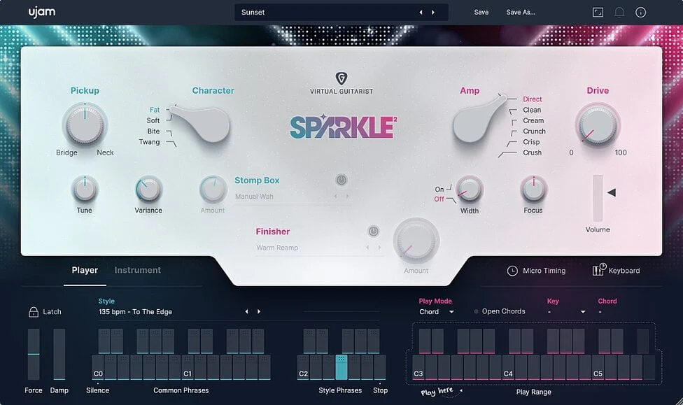 UJAM SPARKLE 2: Guitar Instrument – Professional Audio Software & Plugin - Image 2