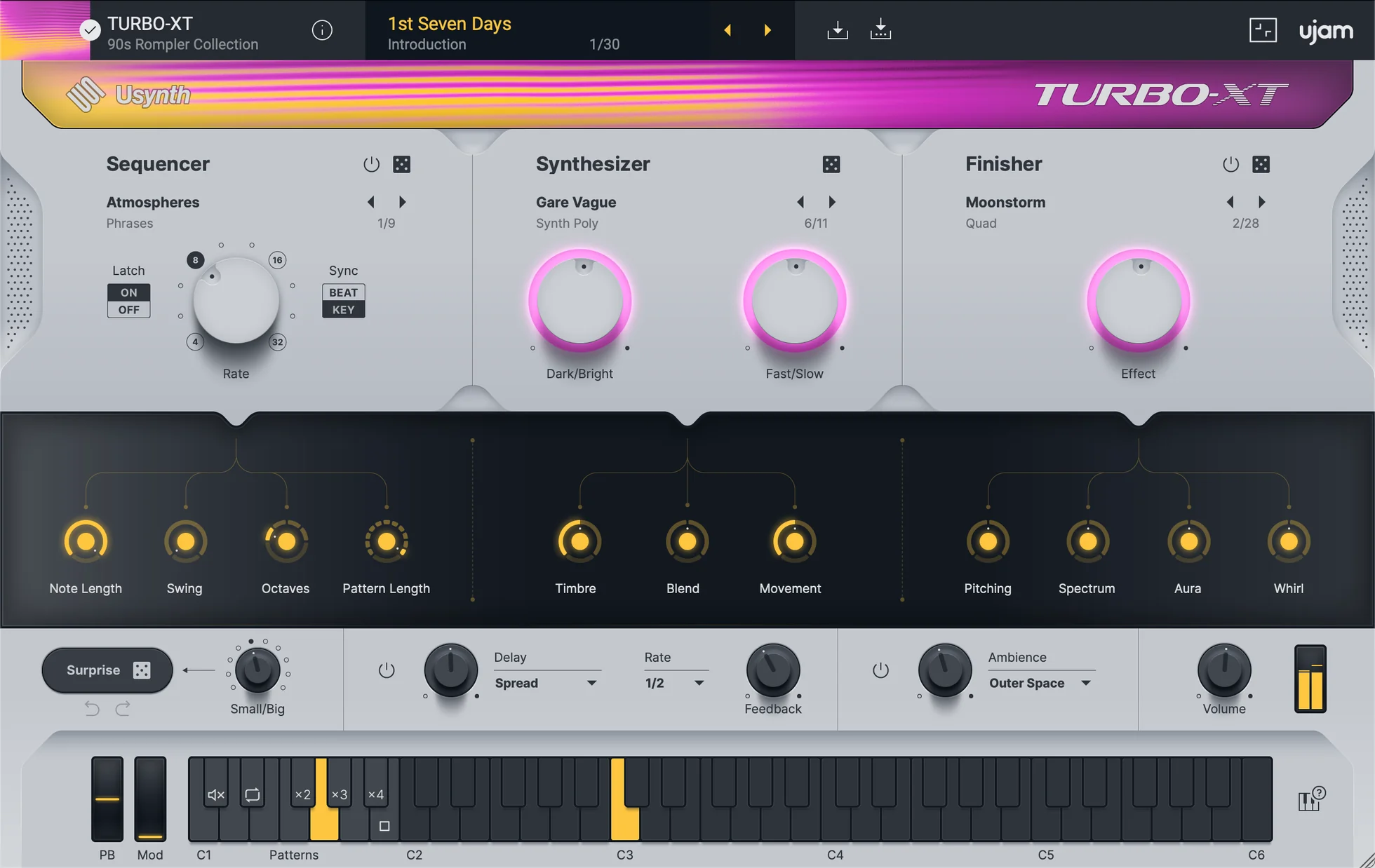 UJAM TURBO-XT: Rompler Plugin