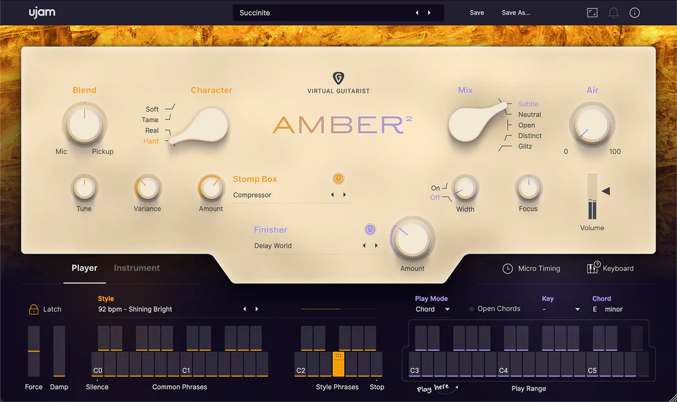 UJAM Upgrade AMBER 2: Upgrade – Professional Audio Software & Plugin