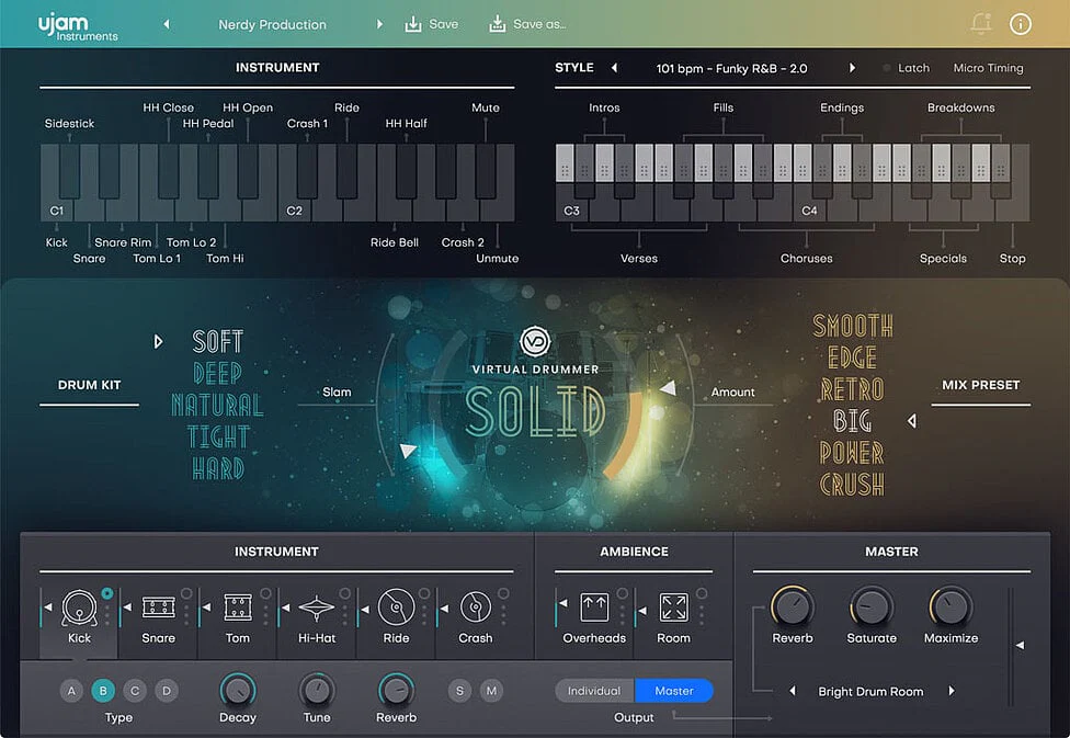 UJAM Virtual Drummer Bundle: Drum Instrument Bundle – Professional Audio Software & Plugin - Image 6