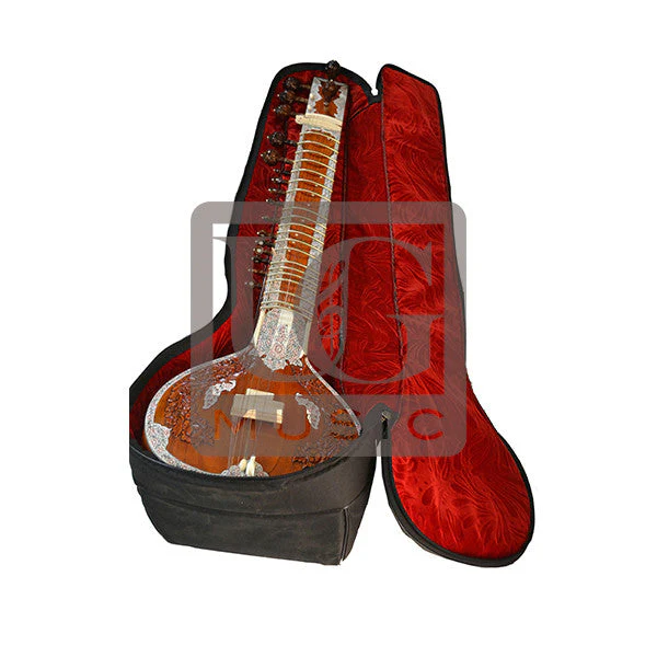 Ultimate Guru Kharaj Pancham Concert Grade Sitar - Image 8