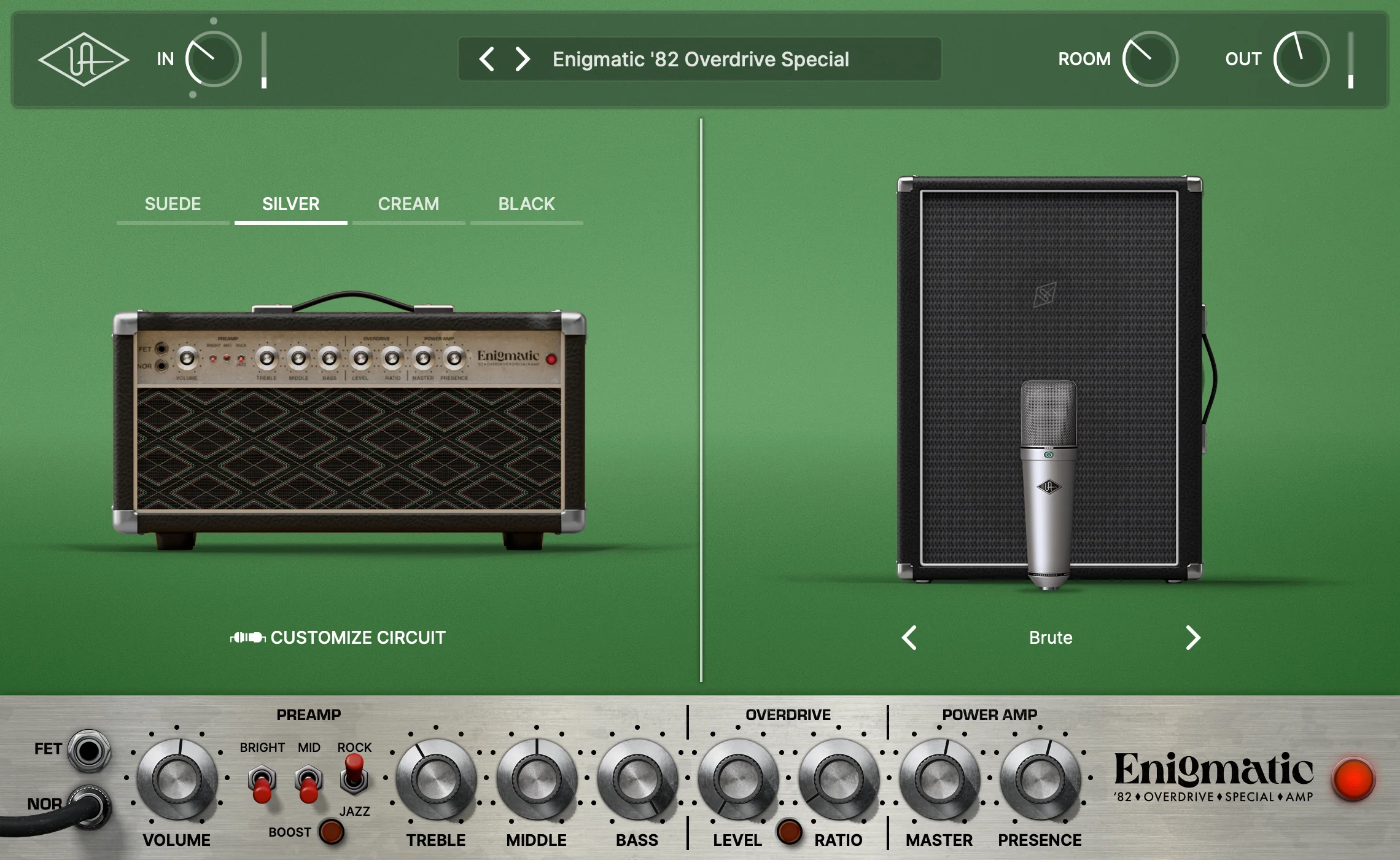 UAD Enigmatic '82 Overdrive Special Amp