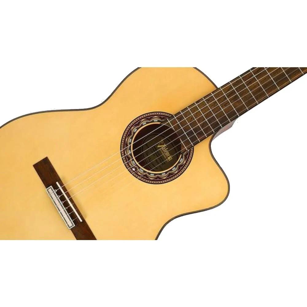 Valencia VC304CET 4/4 Size 300 Series Cutaway Semi Acoustic Classical Guitar With Truss Rod - Image 2