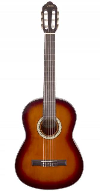 Valencia VC404 4/4 Size Transparent Satin Finish Classical Guitar - Image 2