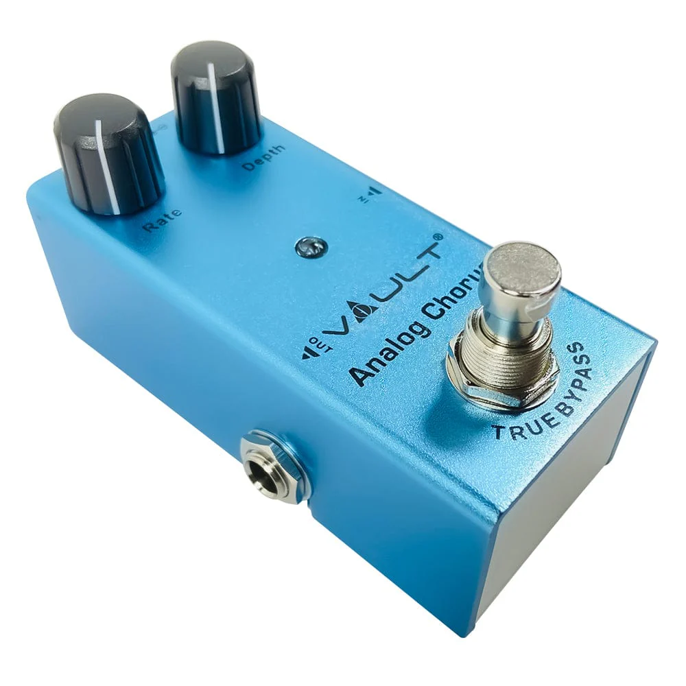 Vault Analog Chorus Effects Pedal With all Metal Body, Small Footprint & 3 Year Warranty - Image 3