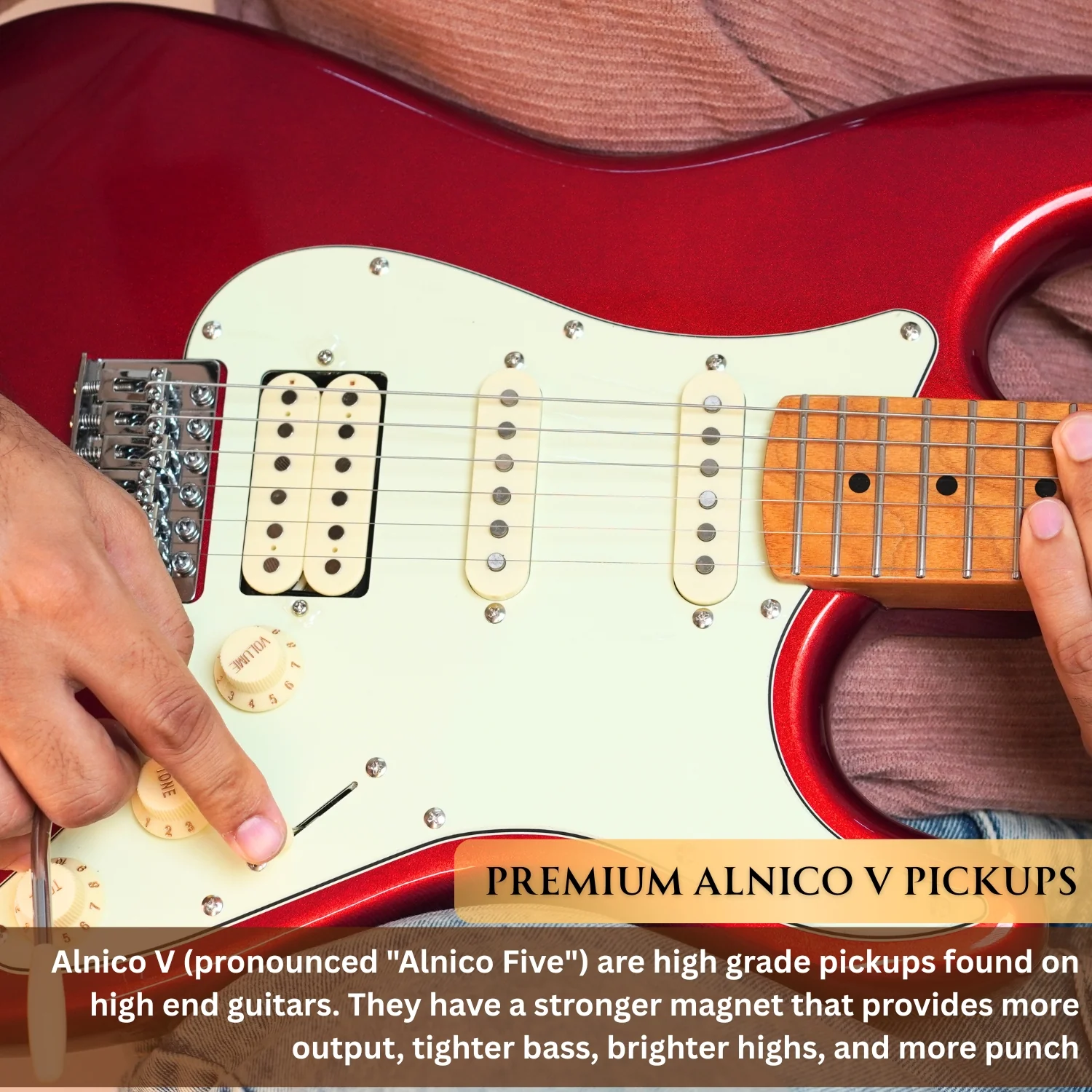 Vault Artisan ST Stratocaster Style Electric Guitar with Premium Alnico V Pickups - Image 35