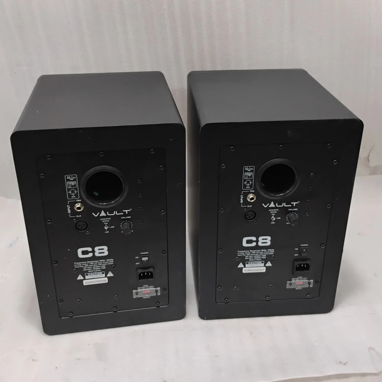 Vault C8 8-Inch Powered Studio Monitors - Pair - Open Box - Image 2
