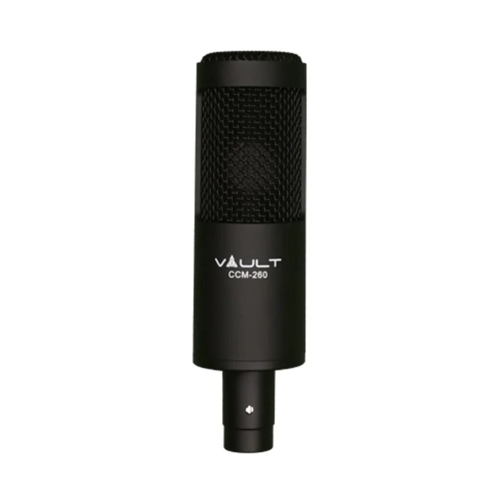 Vault CCM-260 Condenser Cardioid Microphone with Shockmount and XLR cable