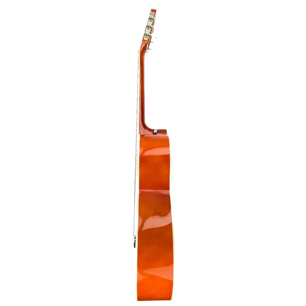 Vault CL-20 4/4 size Classical Guitar with Bag - Natural Gloss - Image 18
