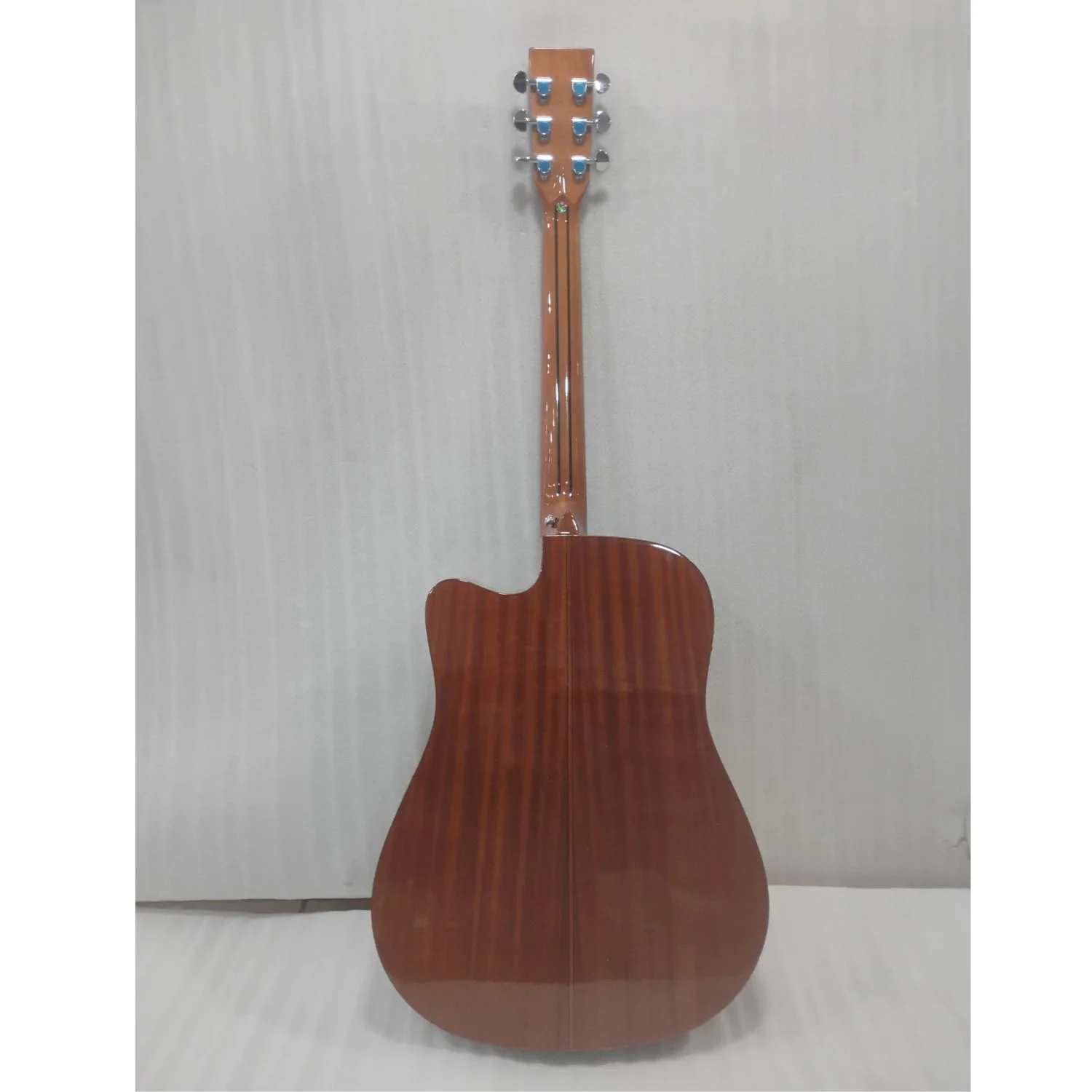 Vault DA60CE Premium Dreadnought Cutaway Solid Spruce Top Electro Acoustic Guitar with Dual EQ and Armrest - Open Box B Stock - Image 8