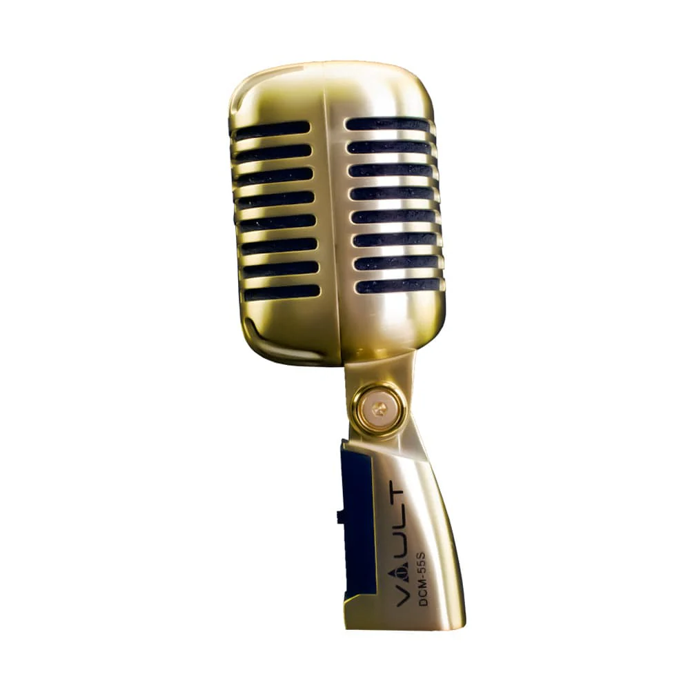 Vault DCM-55S Dynamic Cardioid Microphone with Switch, Mic Clip, XLR cable and Case - Open Box B Stock - Image 2