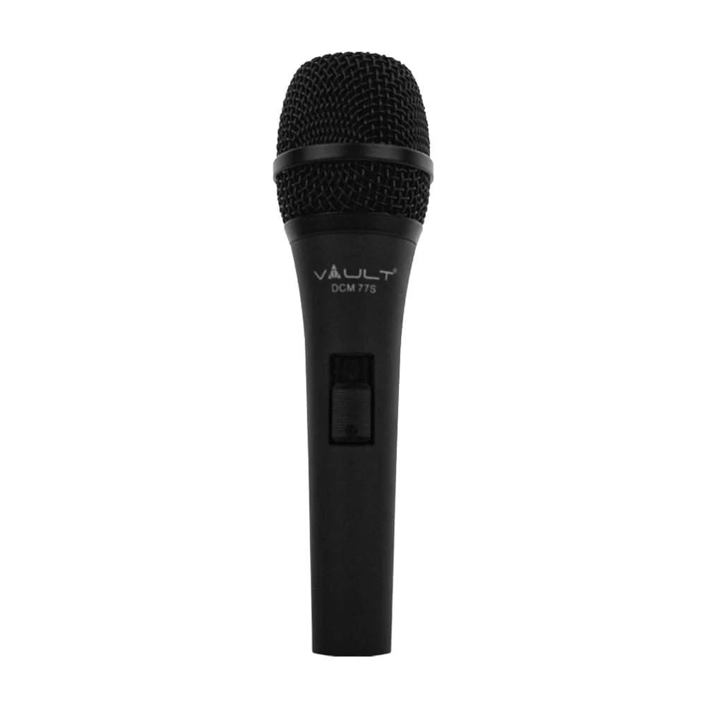 Vault DCM-77S Dynamic Cardioid Microphone with Switch and XLR Cable - Open Box