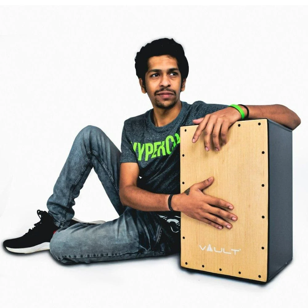 Vault Drumbox Oak Wood Cajon With 3 Year Warranty - Image 6