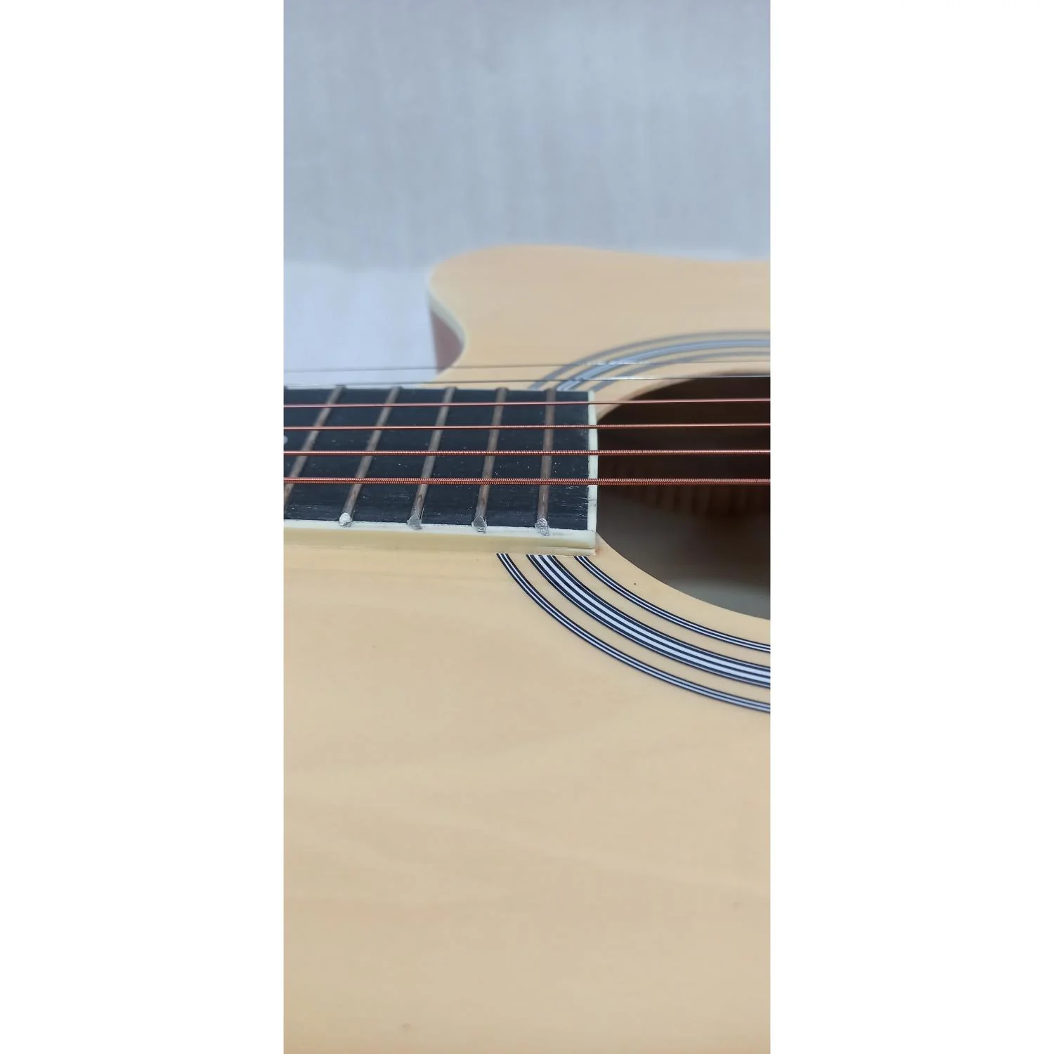 Vault EA20 Guitar Kit with Learn to Play Ebook, Bag, Strings, Straps, Picks, String winder & Polishing Cloth - 40 inch Cutaway Acoustic Guitar - Open Box B Stock - Image 14