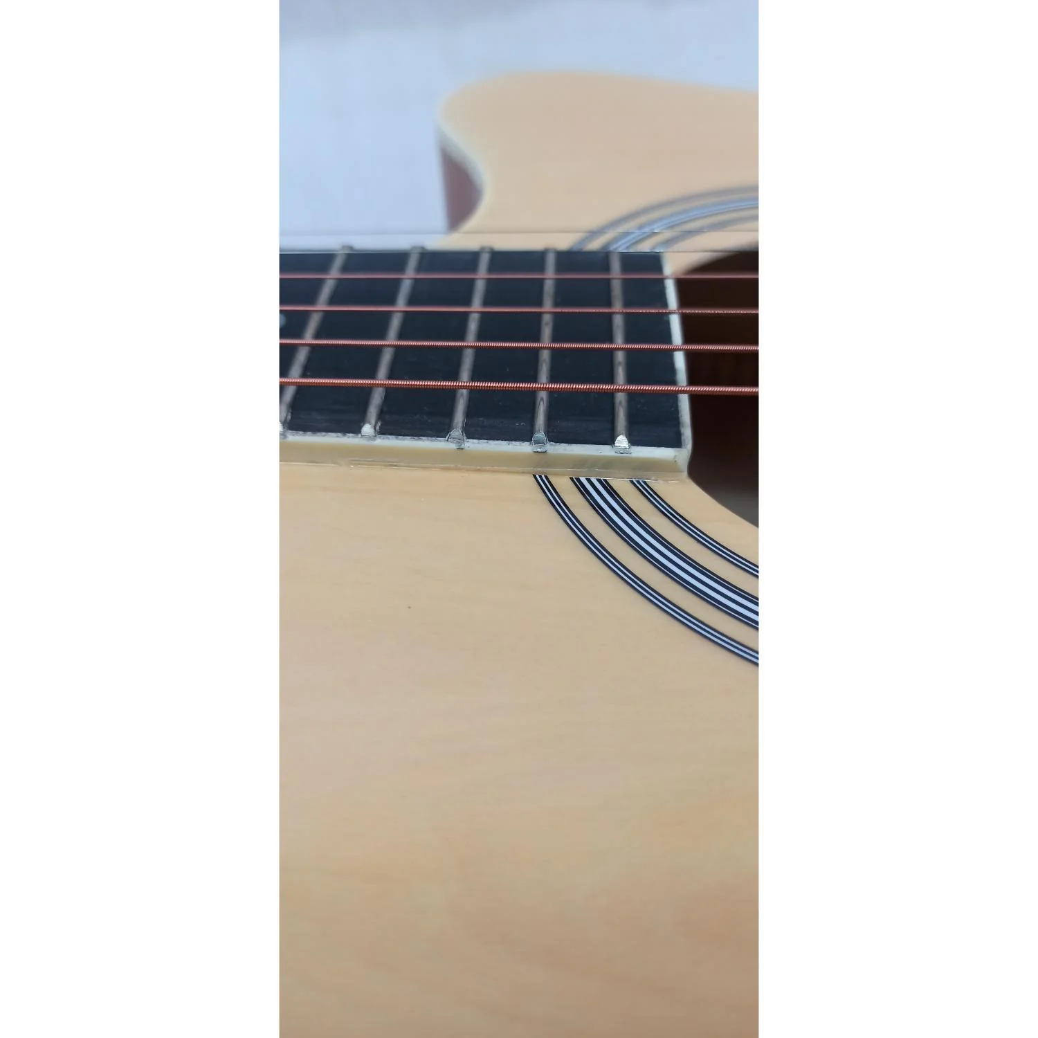 Vault EA20 Guitar Kit with Learn to Play Ebook, Bag, Strings, Straps, Picks, String winder & Polishing Cloth - 40 inch Cutaway Acoustic Guitar - Open Box B Stock - Image 2