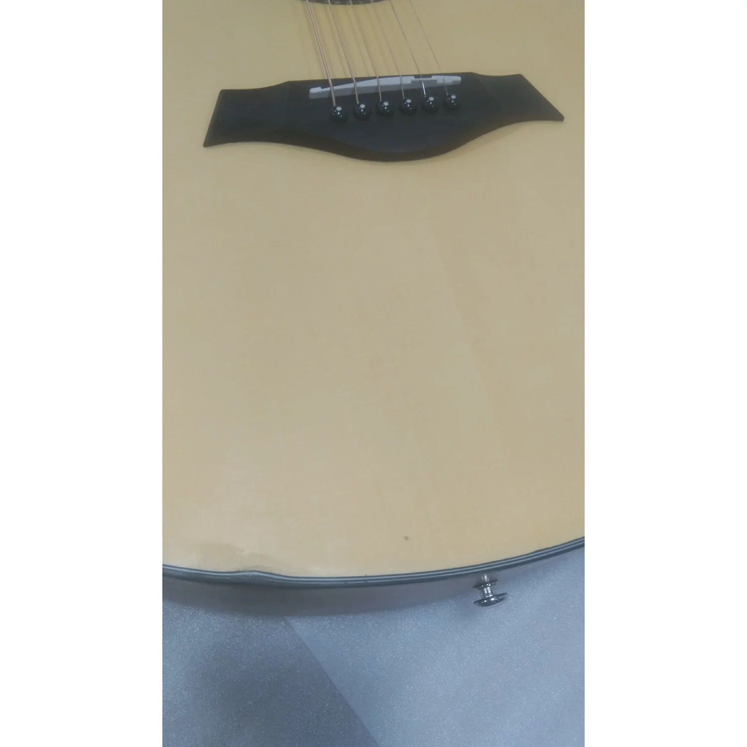 Vault EA25 Grand Auditorium Shape Acoustic Guitar with Bubinga Back and Sides - Open Box B Stock - Image 4