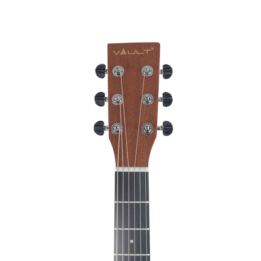 Vault EA40 41 inch Premium Solid Spruce-Top Cutaway Acoustic Guitar - Image 14