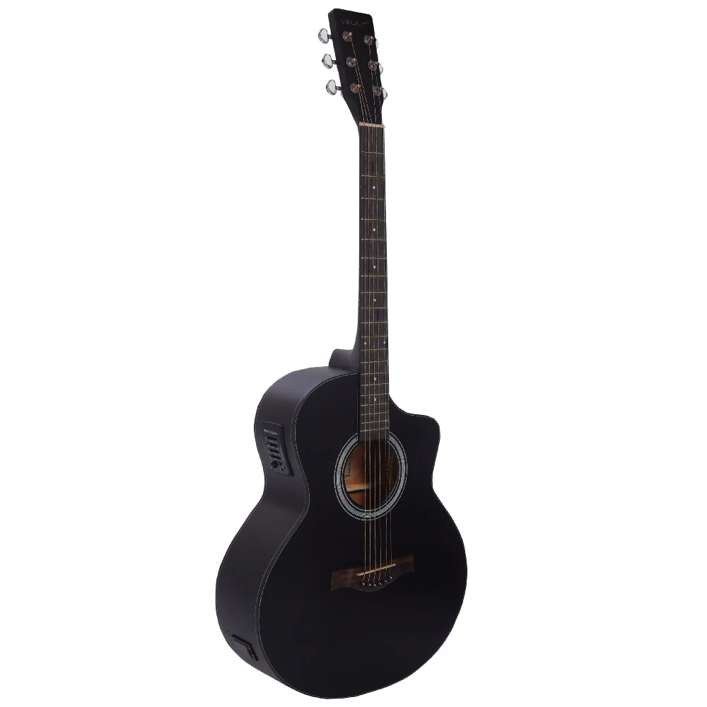 Vault EA40 41 inch Premium Solid Spruce-Top Cutaway Acoustic Guitar - Image 31