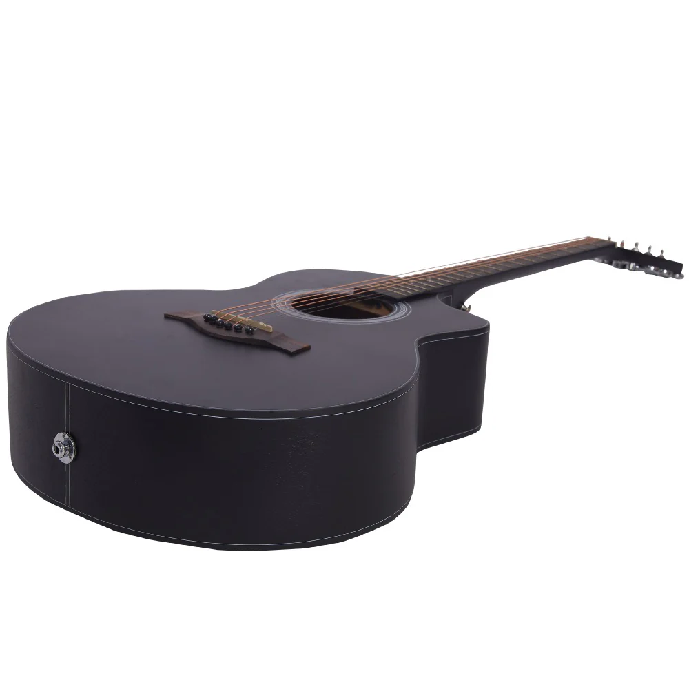 Vault EA40 41 inch Premium Solid Spruce-Top Cutaway Acoustic Guitar - Image 37