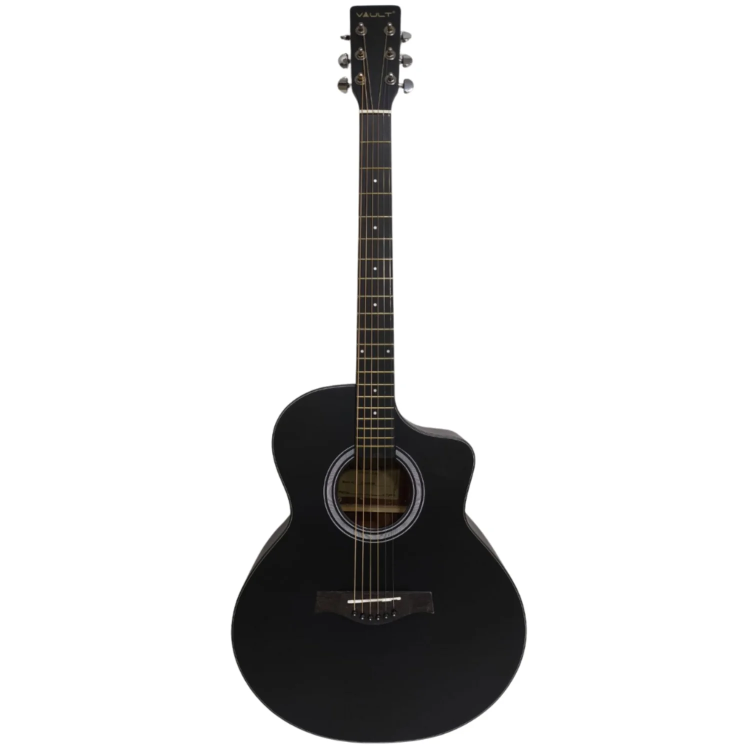 Vault EA40 41 inch Premium Solid Spruce-Top Cutaway Acoustic Guitar - Image 84
