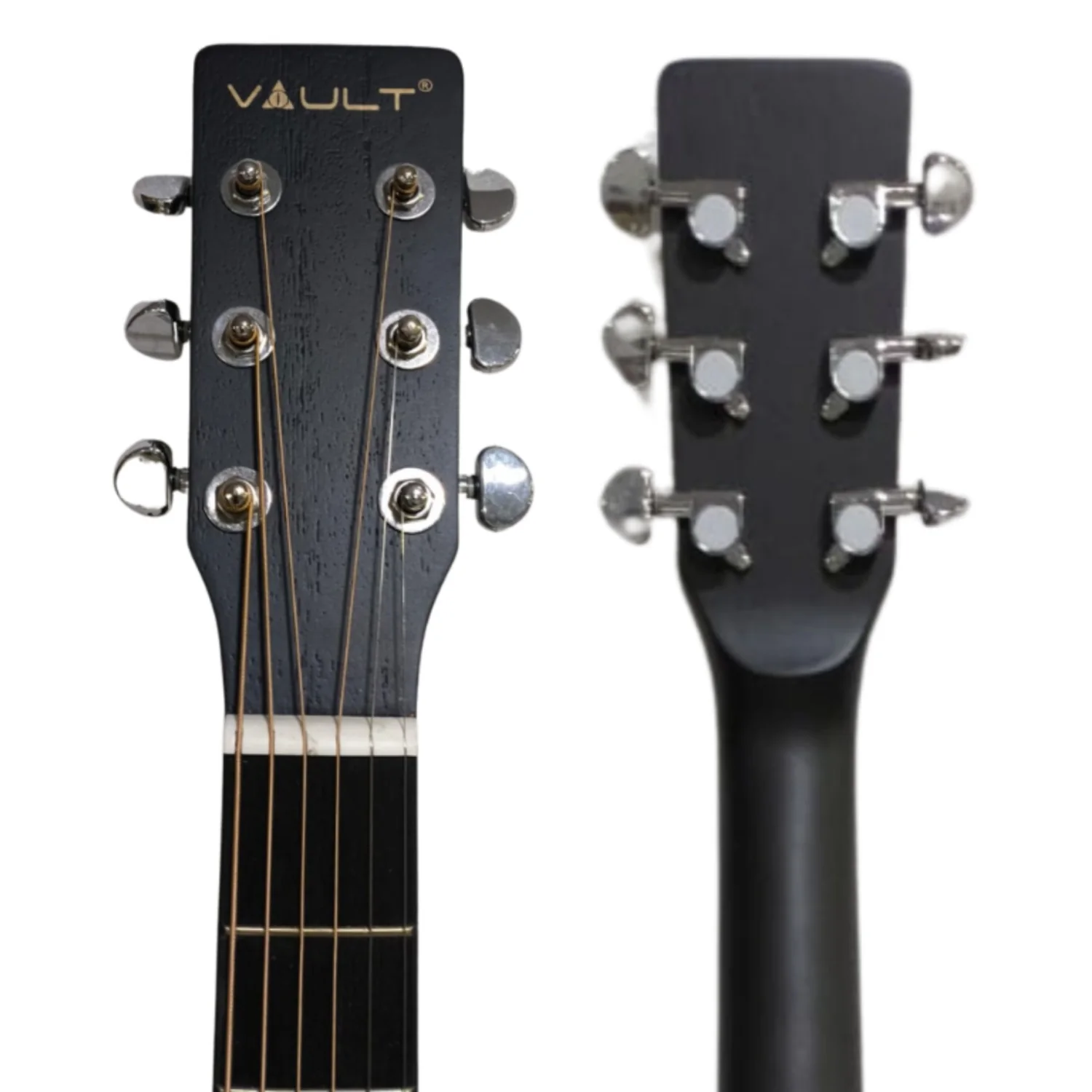 Vault EA40 41 inch Premium Solid Spruce-Top Cutaway Acoustic Guitar - Image 87