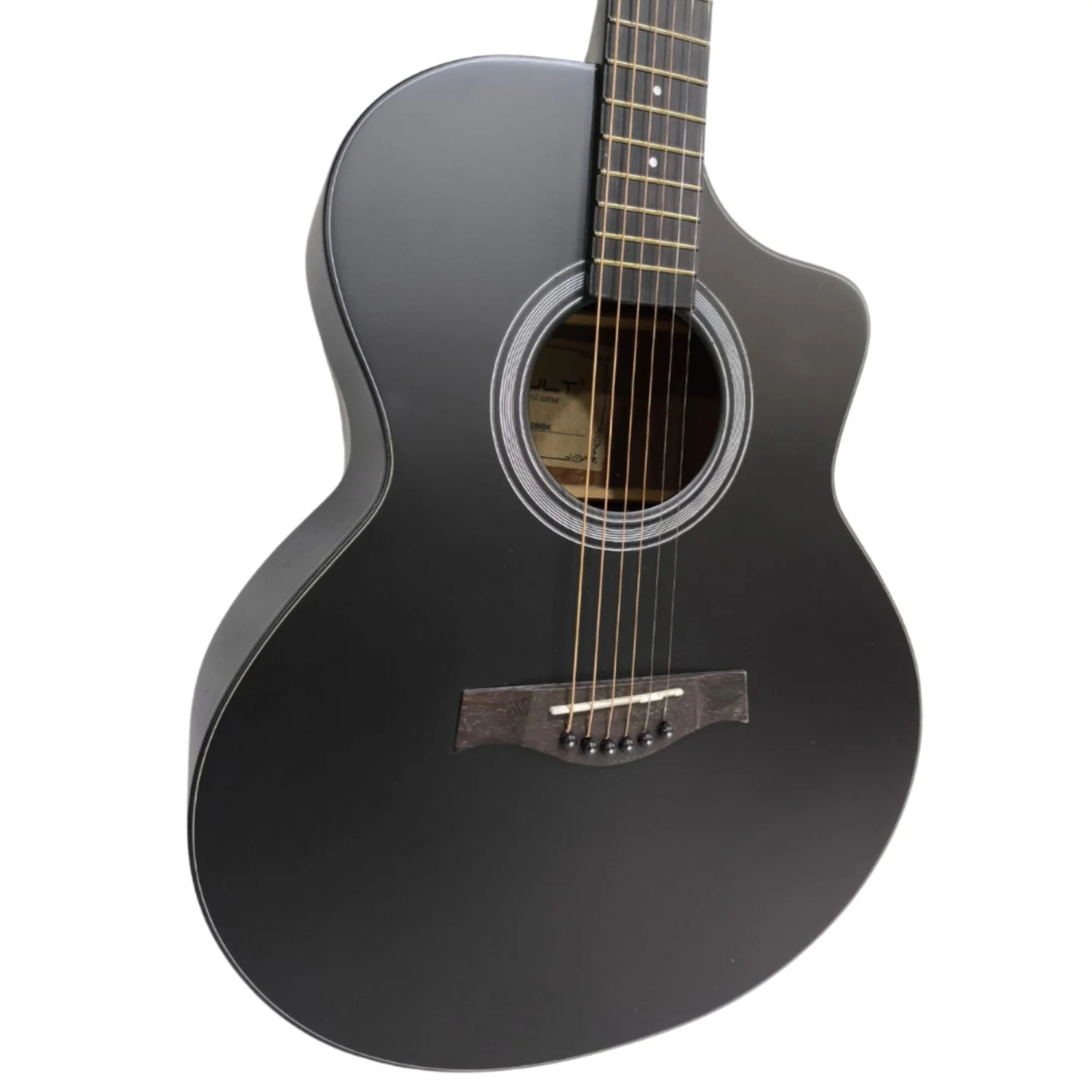 Vault EA40 41 inch Premium Solid Spruce-Top Cutaway Acoustic Guitar - Image 88