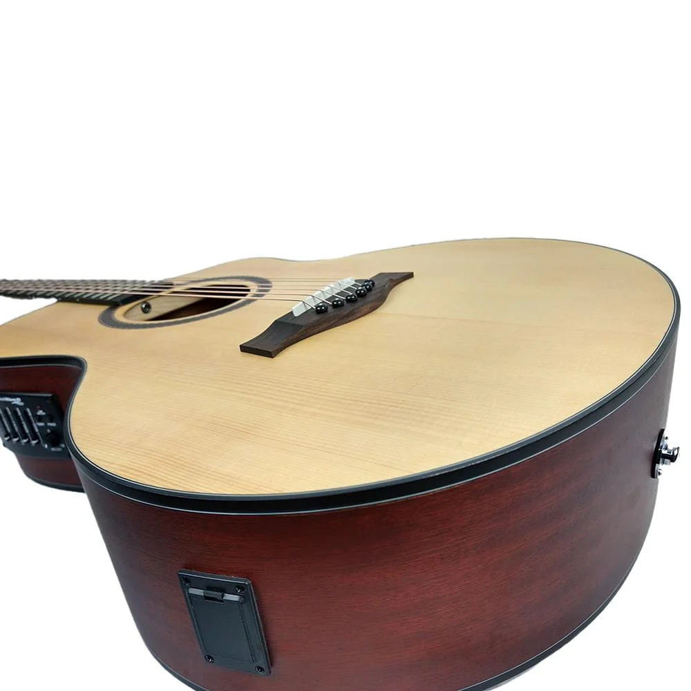 Vault EA40CE 41 inch Premium Spruce-Top Cutaway Electro Acoustic Guitar - Open Box - Image 6