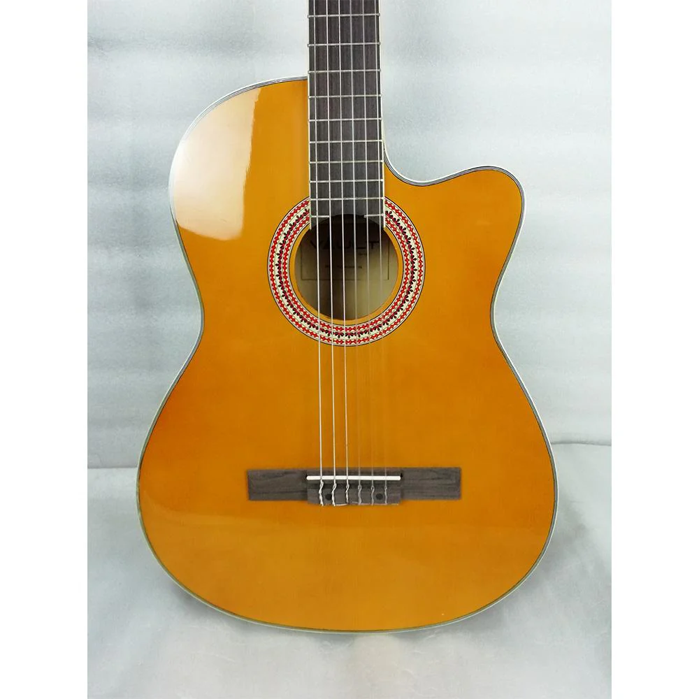 Vault EC39CE 39 inch Classical Guitar with Pickup - Natural - Open Box B Stock - Image 8