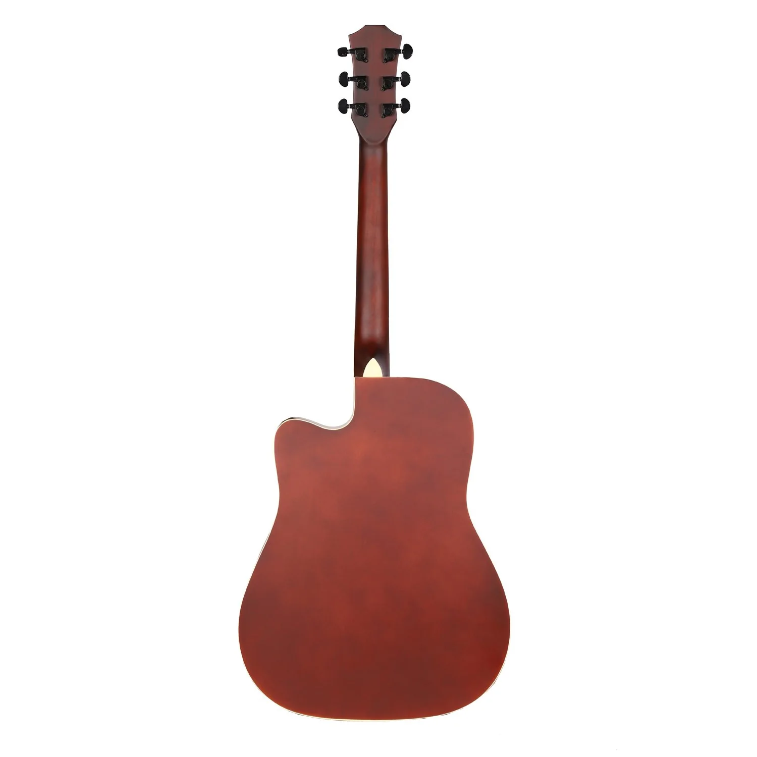 Vault ED-10C 41 inch Cutaway Acoustic Guitar with Bag, Strings, Straps, Picks, Stringwinder & Polishing Cloth - Image 4