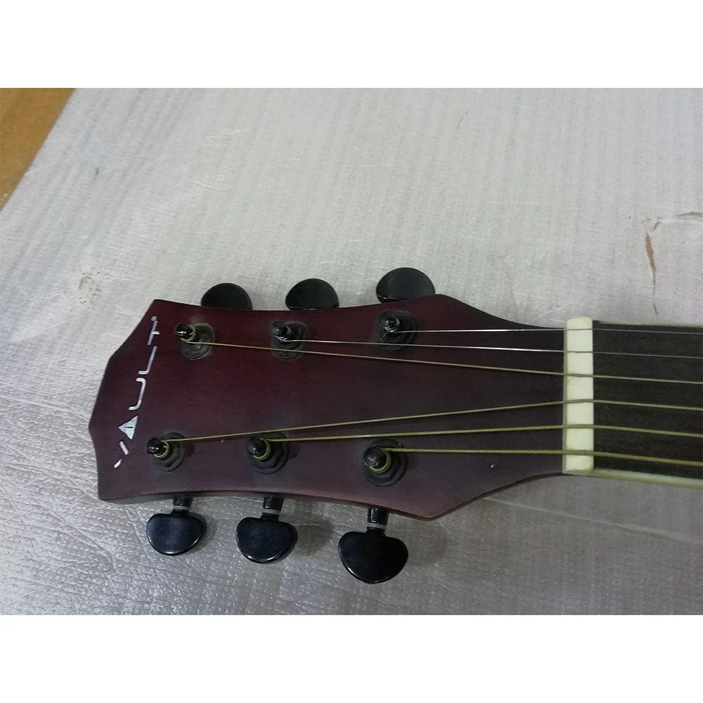 Vault ED-10C 41 inch Cutaway Acoustic Guitar - Natural - Open Box B Stock - Image 10