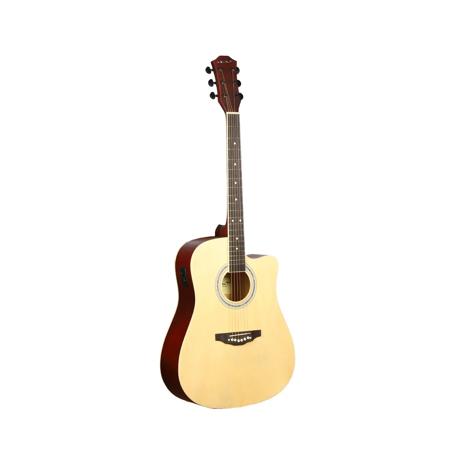 Vault ED-10CE 41 inch Cutaway Electro Acoustic Guitar - Open Box - Image 3