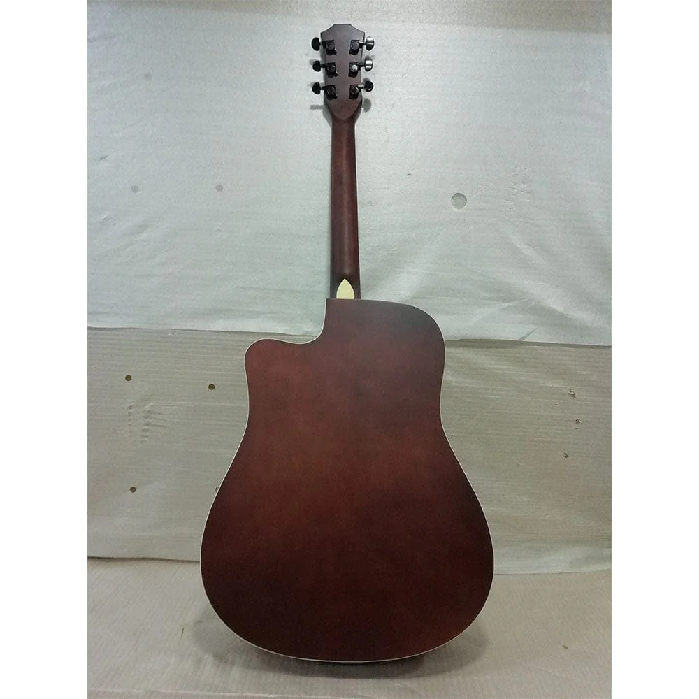 Vault ED-10CE 41 inch Cutaway Electro Acoustic Guitar - Natural - Open Box B Stock - Image 38