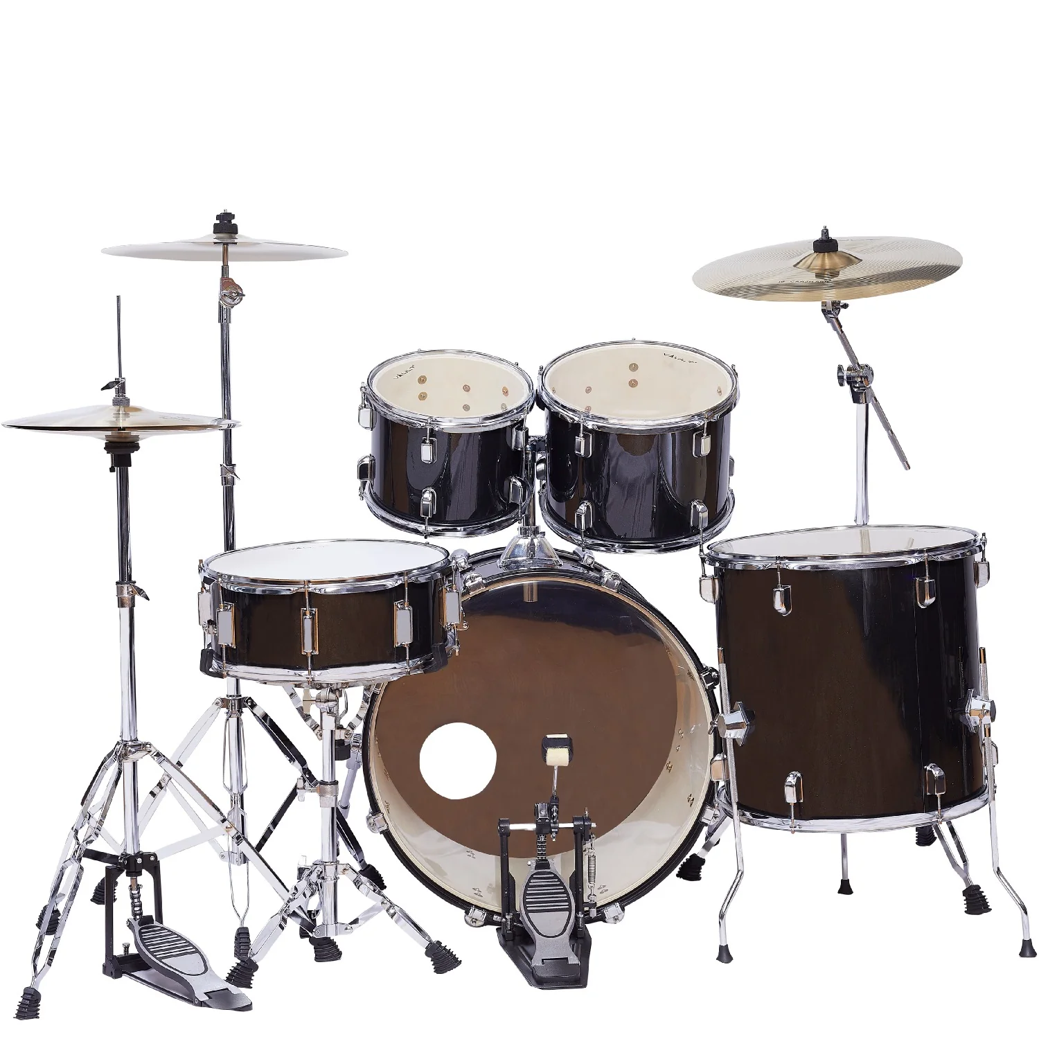 Vault Groover 22" 5-Piece Acoustic Drum Kit with Hardware, Cymbals & Throne - Image 41