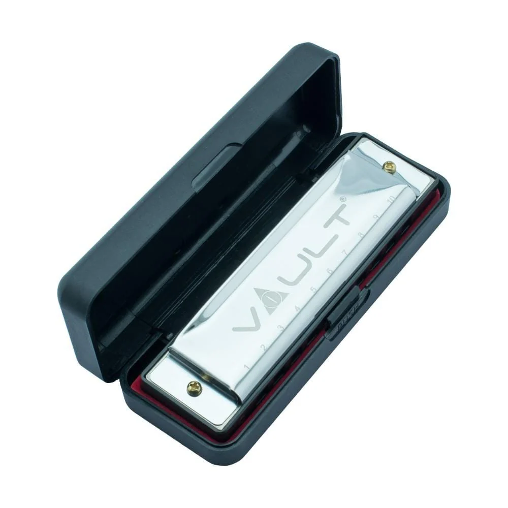 Vault HA1000 Key C 10-Hole Diatonic Harmonica/ Mouth Organ For Beginner & Professional - Image 16