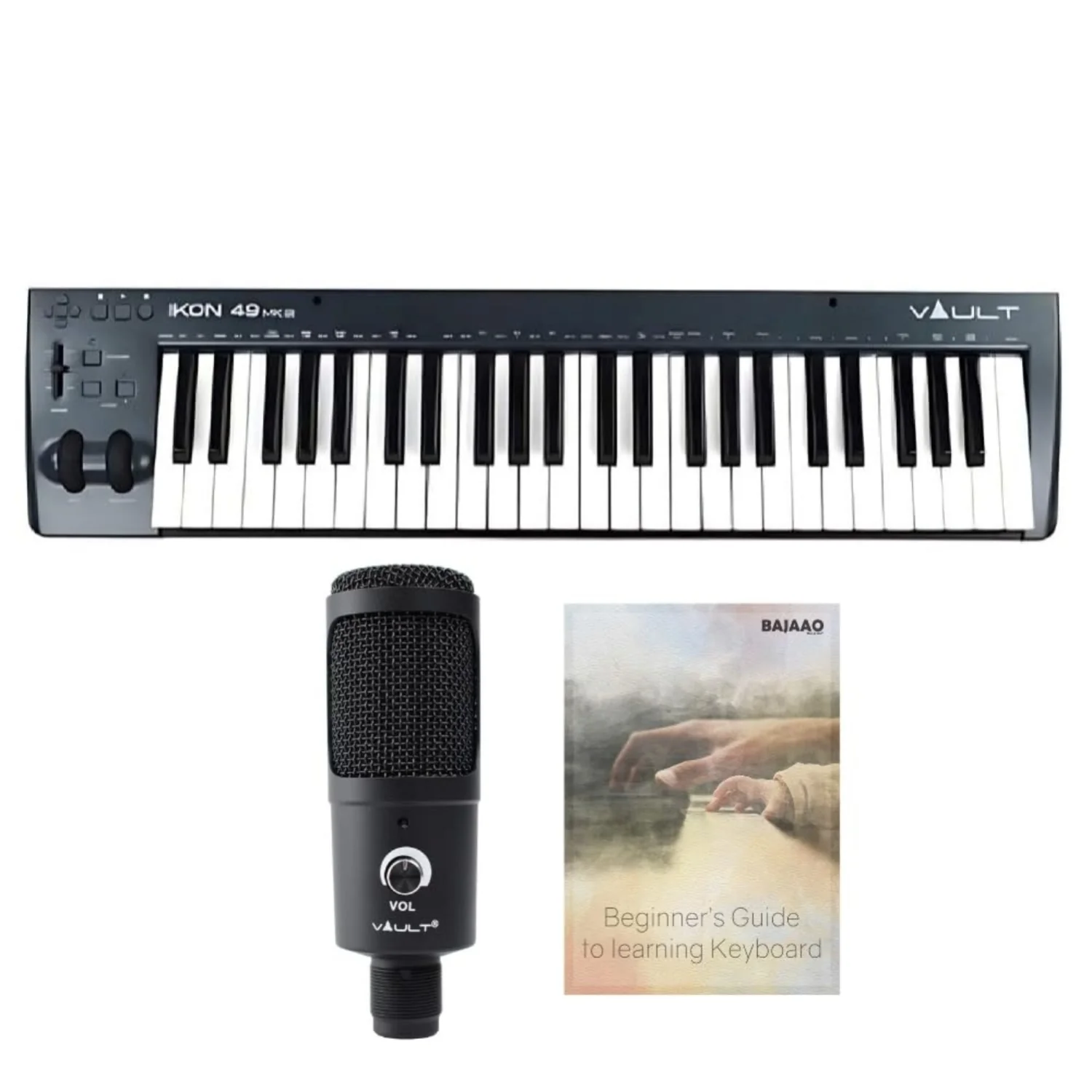 Vault Ikon MK2 49 Key Velocity Sensitive MIDI Keyboard with Bitwig 8-Track Bundle - Image 17