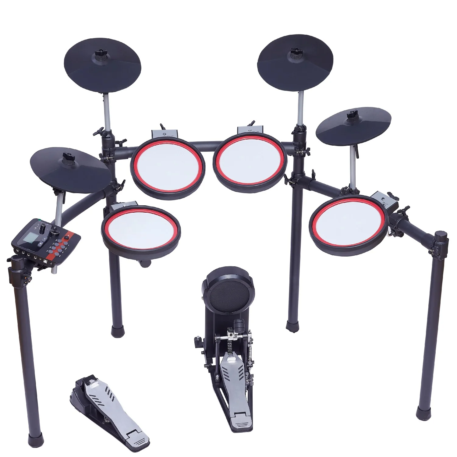 Vault Impact Fusion Electronic Drum Kit with Dual Zone Mesh Pads, Dual Zone Cymbals and Advanced Module with 300+ Sounds - Image 11
