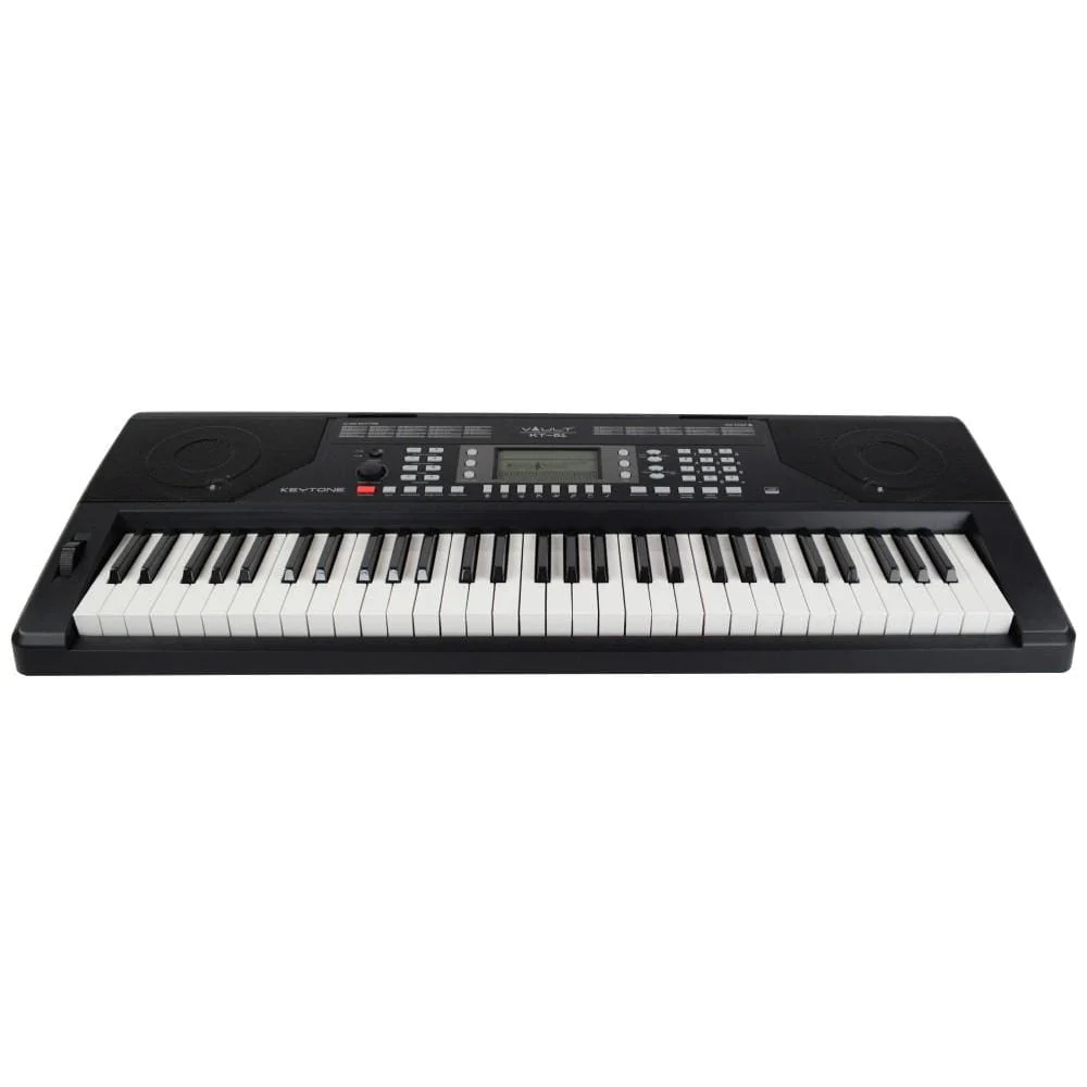 Vault KT-61 Keytone Touch Sensitive 61-Key Keyboard With Gigbag, Polishing Cloth, Online Lessons & Ebook - Image 3