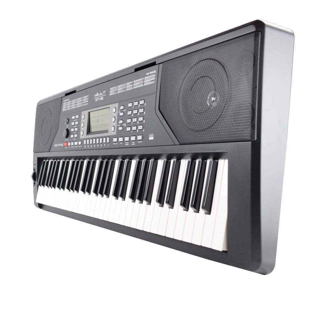 Vault KT-61 Keytone Touch Sensitive 61-Key Keyboard With Gigbag, Polishing Cloth, Online Lessons & Ebook - Image 7