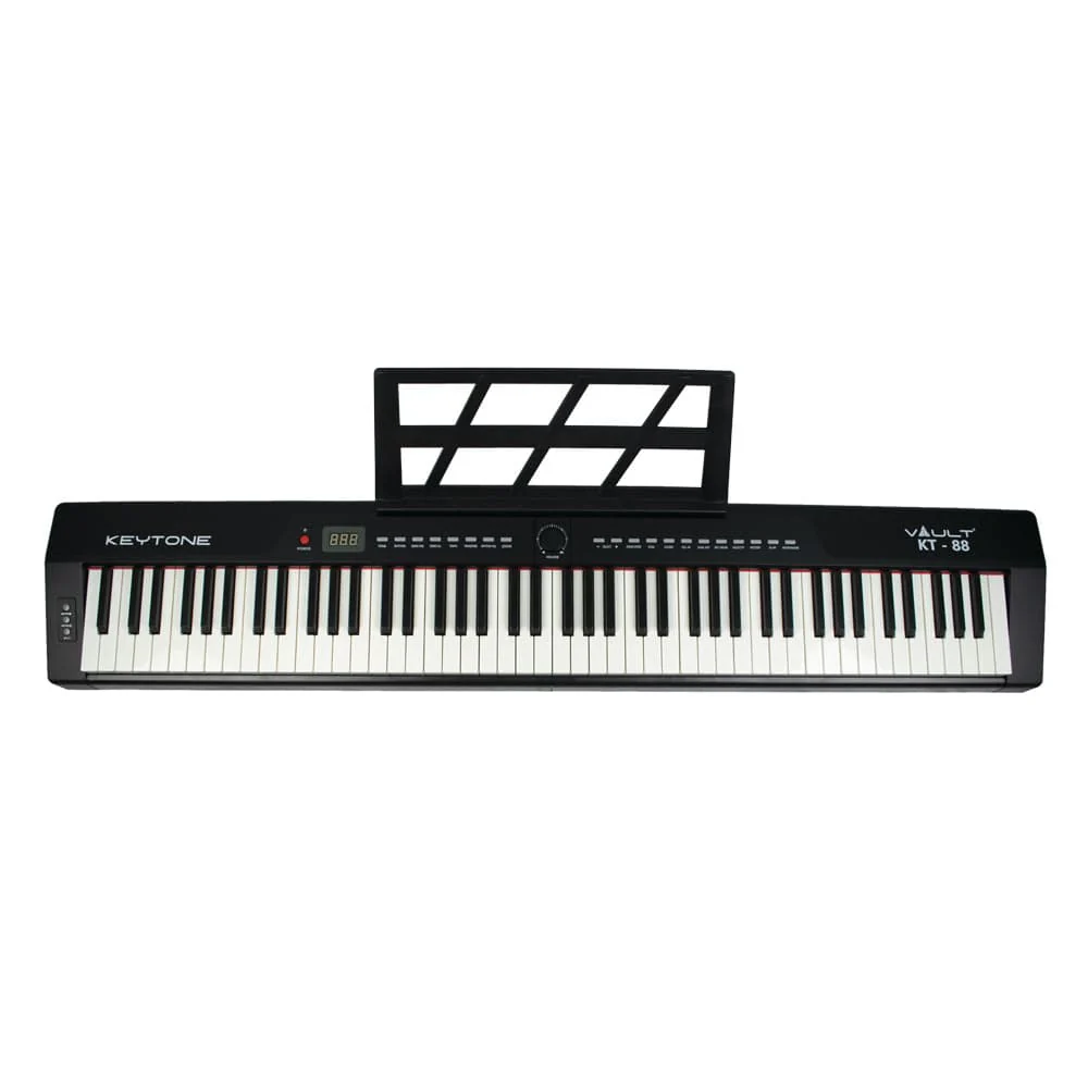Vault KT-88 Keytone Touch Sensitive 88 Key Portable Digital Piano
