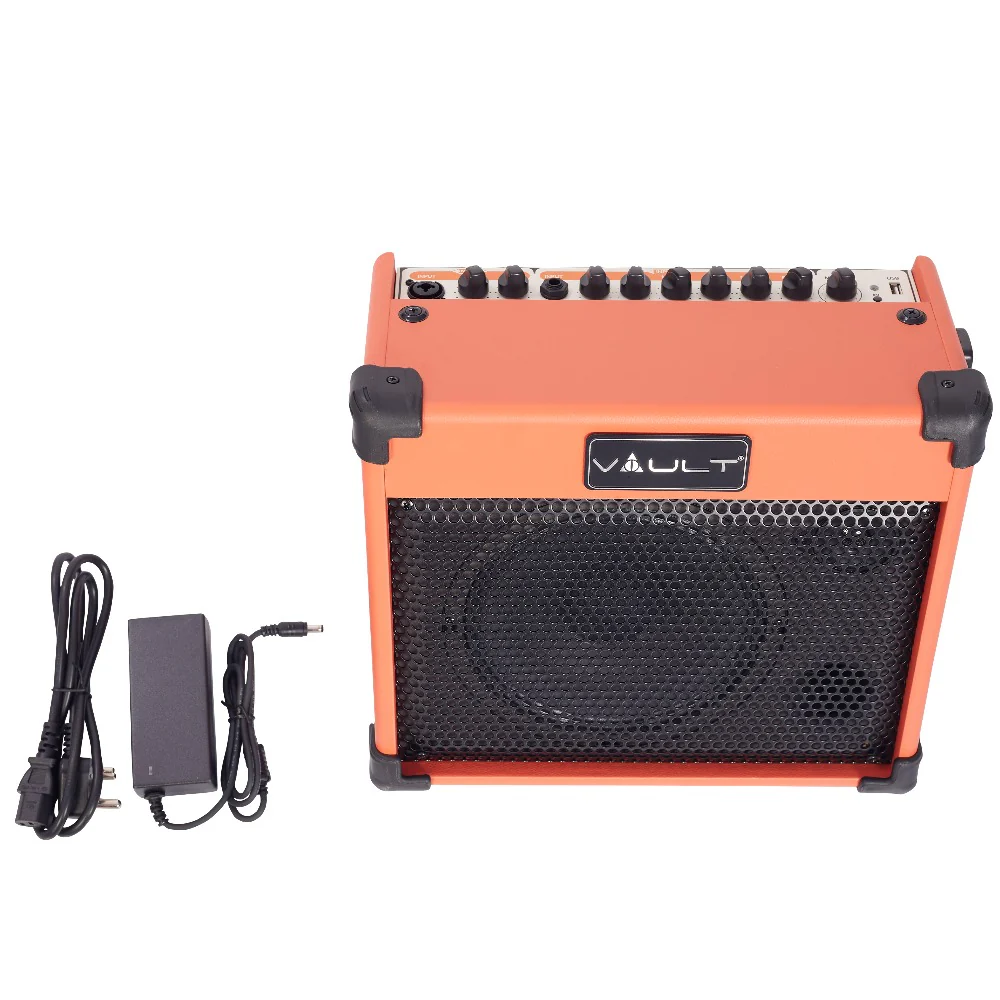 Vault Nomad 20 Twenty Watt Acoustic Guitar Two Channel Amplifier with Independent Chorus and Reverb Effects - Open Box - Image 7