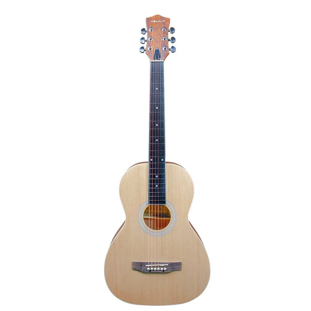 Vault PA36 Parlor Body Compact Acoustic Guitar with Standard Scale Length - Image 3