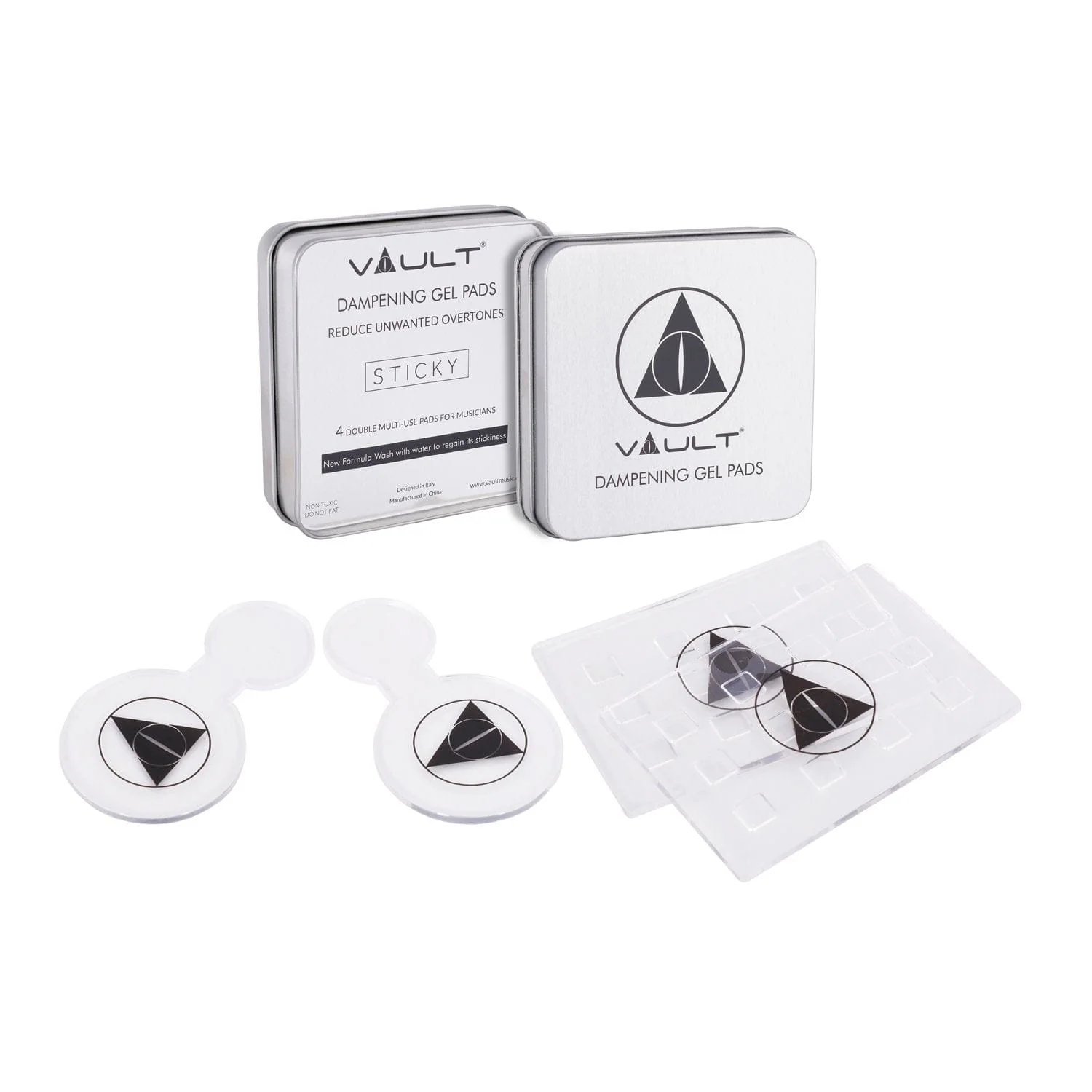 Vault Dampening Gel Pad for Drummers and Percussionists to Dampen/Control Overtones.