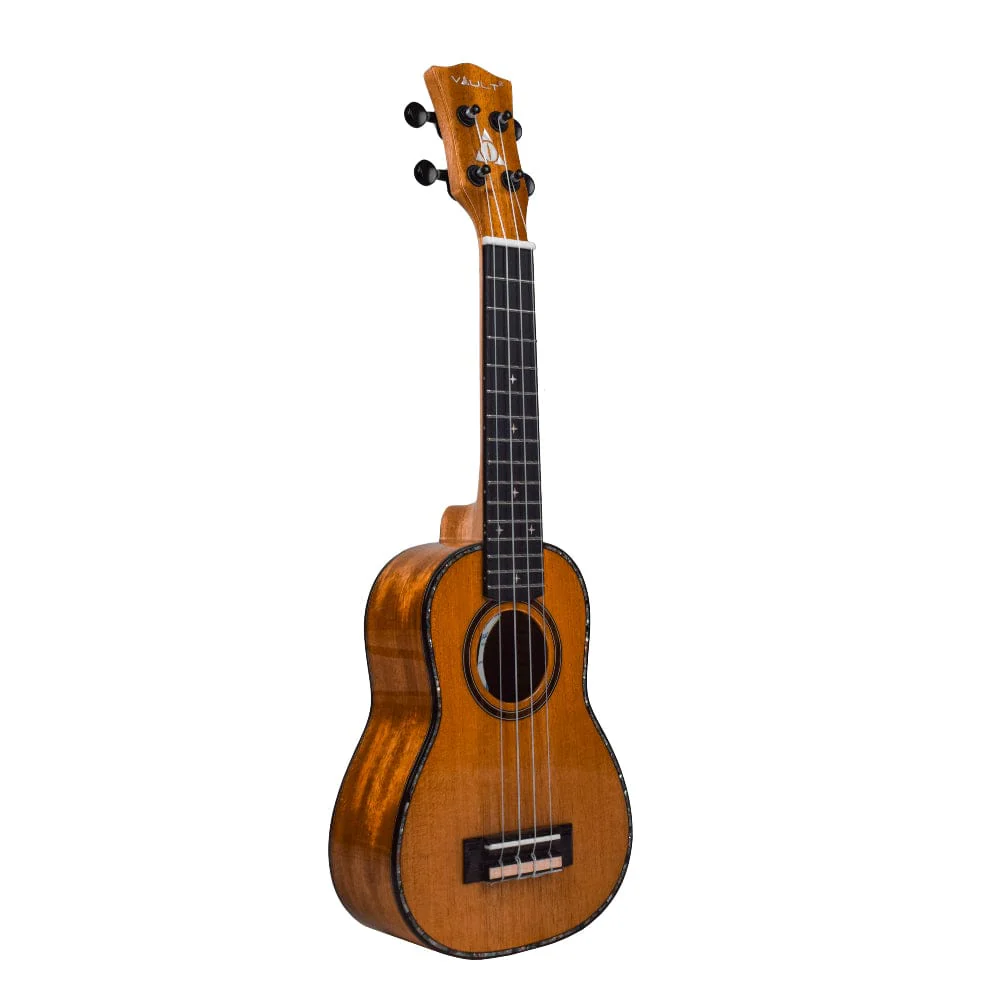 Vault Performer Pro 21" All Solid Mahogany Premium Soprano Ukulele With EQ & Gigbag - Image 2