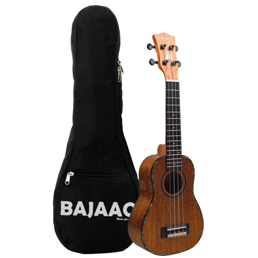Vault Performer Pro 21" All Solid Mahogany Premium Soprano Ukulele with Gigbag - Image 11