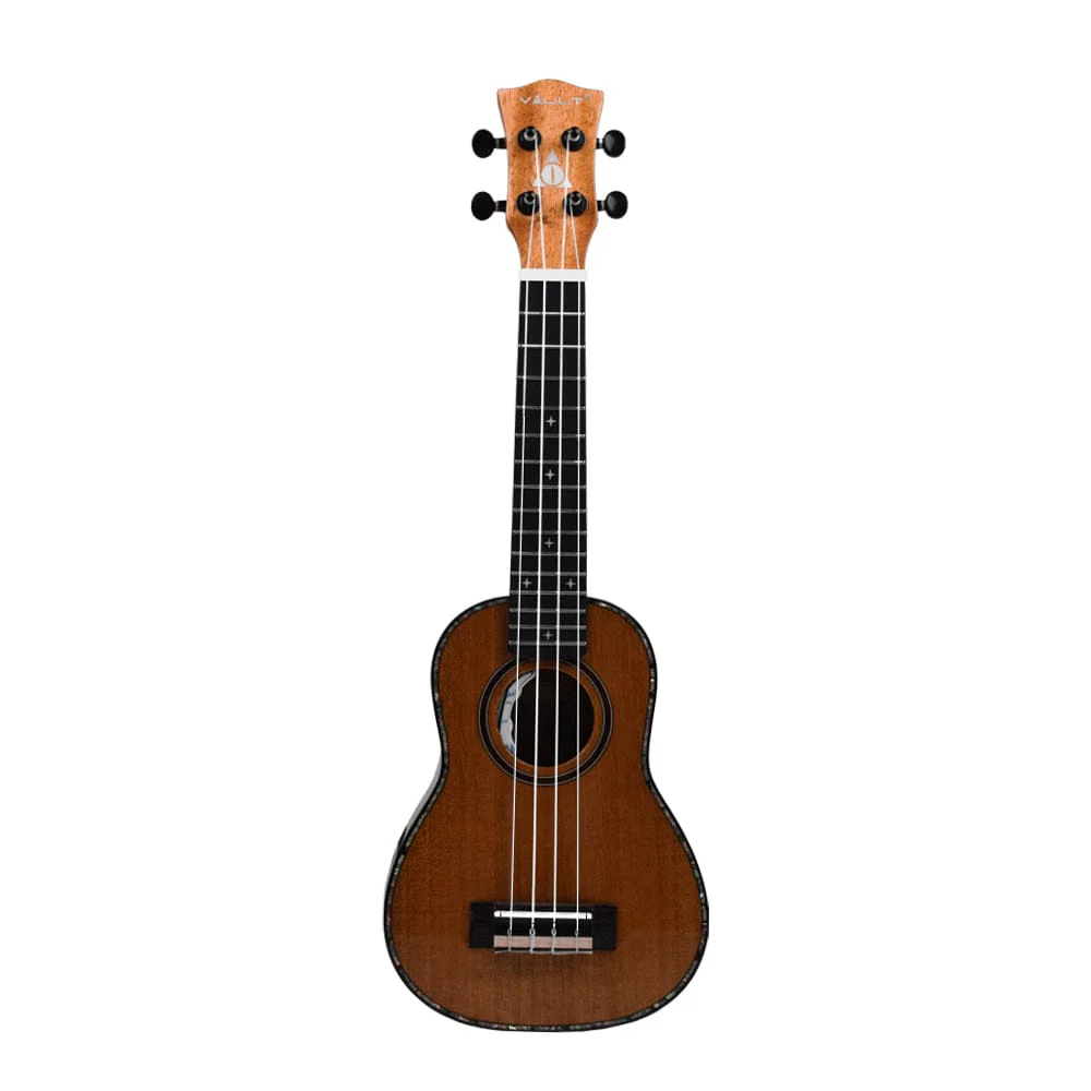 Vault Performer Pro 21" All Solid Mahogany Premium Soprano Ukulele with Gigbag - Image 12