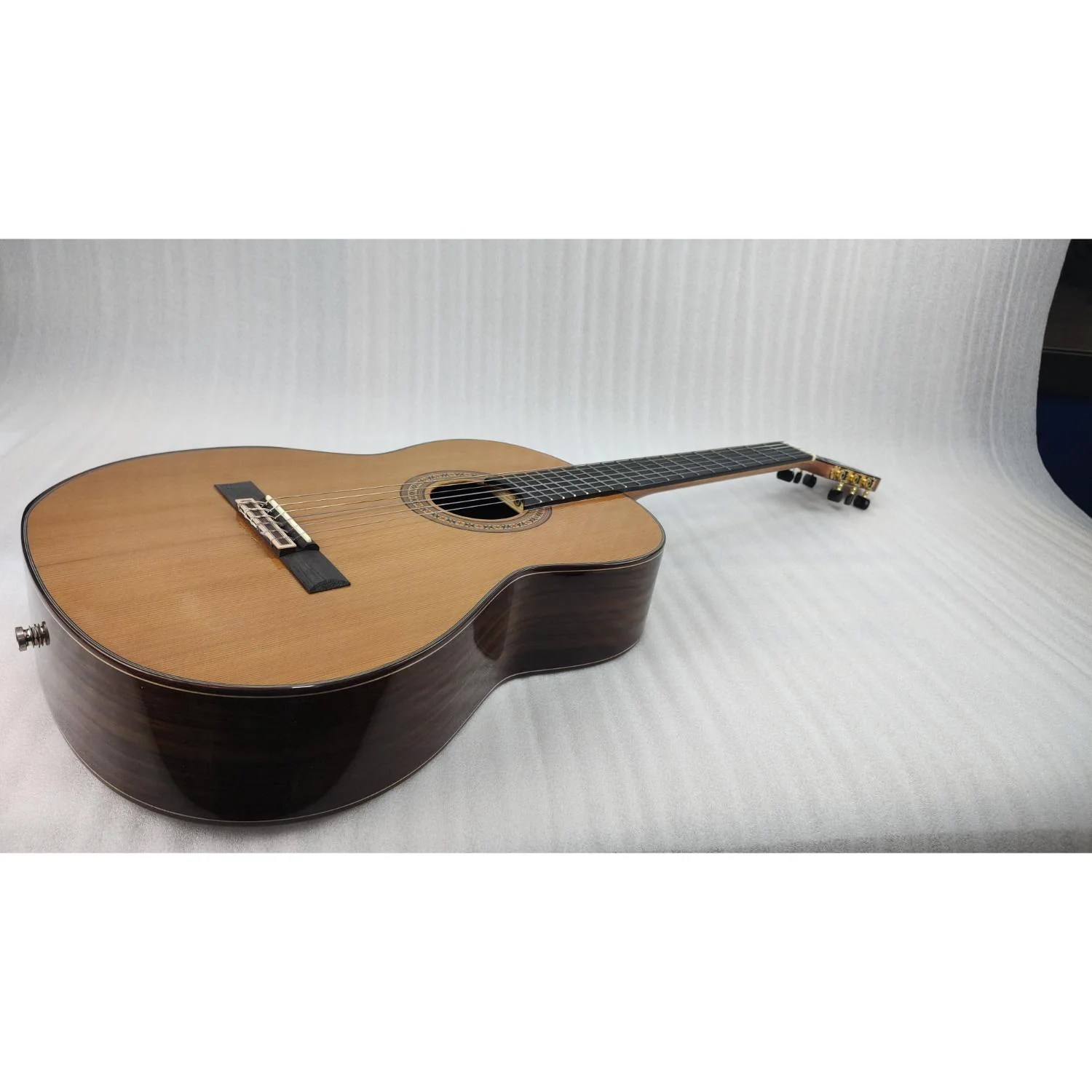 Vault Performer Pro All Solid Body Classical Guitar with Armrest and Dual EQ Pickup - Open Box - Image 8