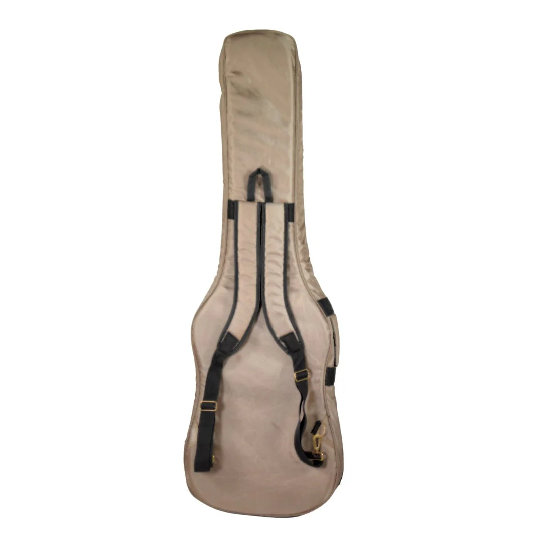Vault Performer Pro JB4 String Electric Bass Guitar with Gigbag - High Gloss Solid Mahogany - Image 9