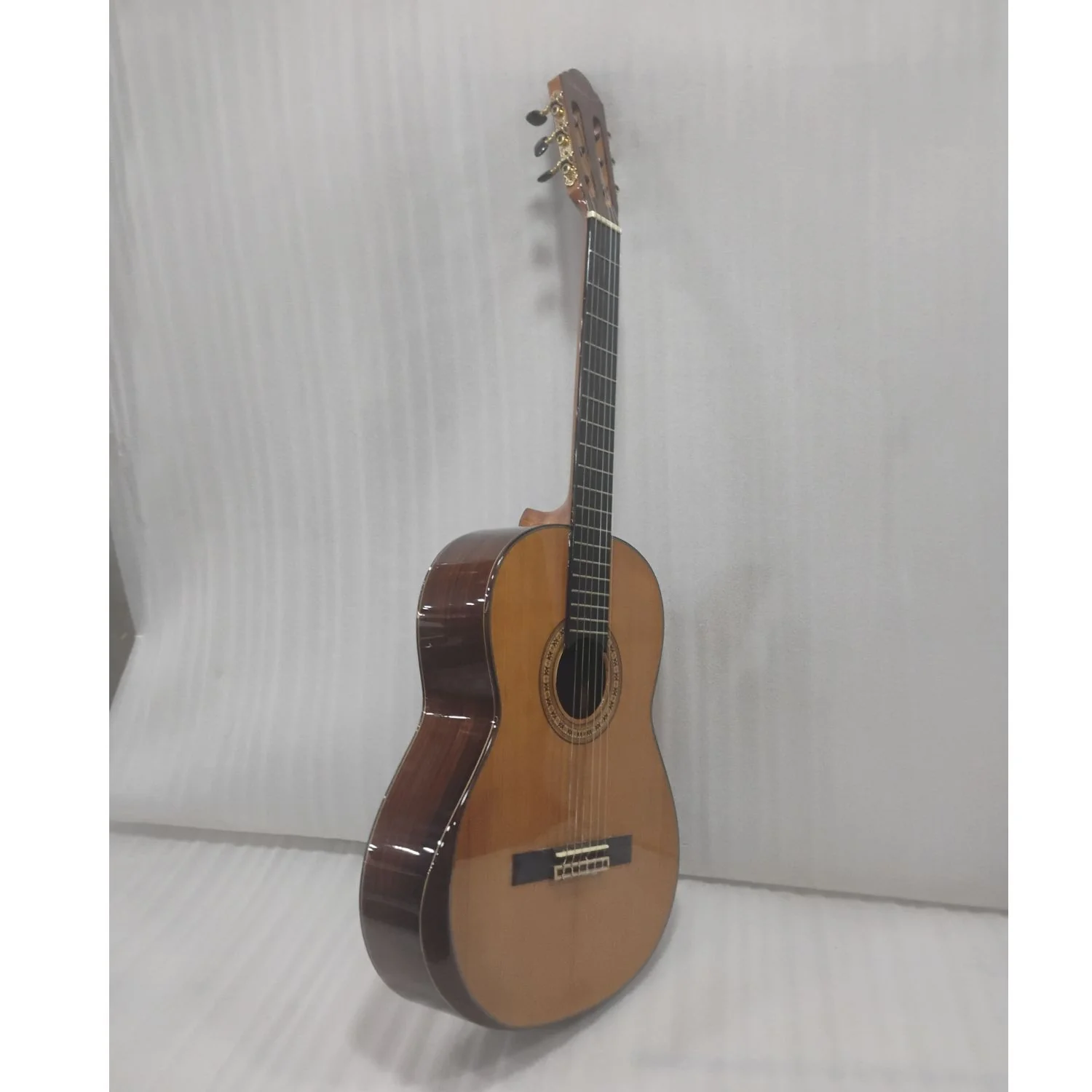 Vault Performer Pro Premium Classical Guitar with All Solid wood and Transacoustic EQ with Delay, Reverb, Chorus onboard effects - Open Box - Image 18
