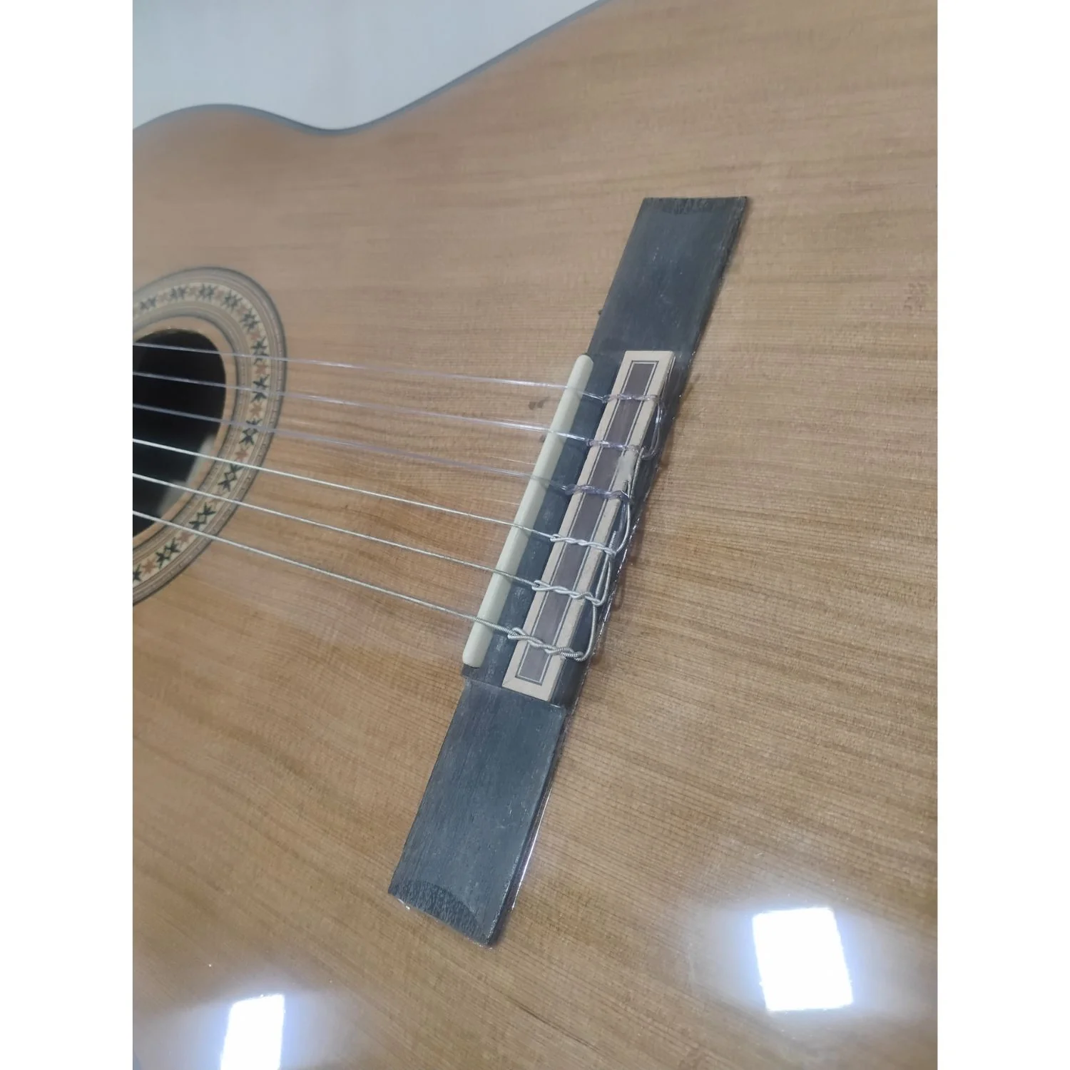 Vault Performer Pro Premium Classical Guitar with All Solid wood and Transacoustic EQ with Delay, Reverb, Chorus onboard effects - Open Box - Image 2