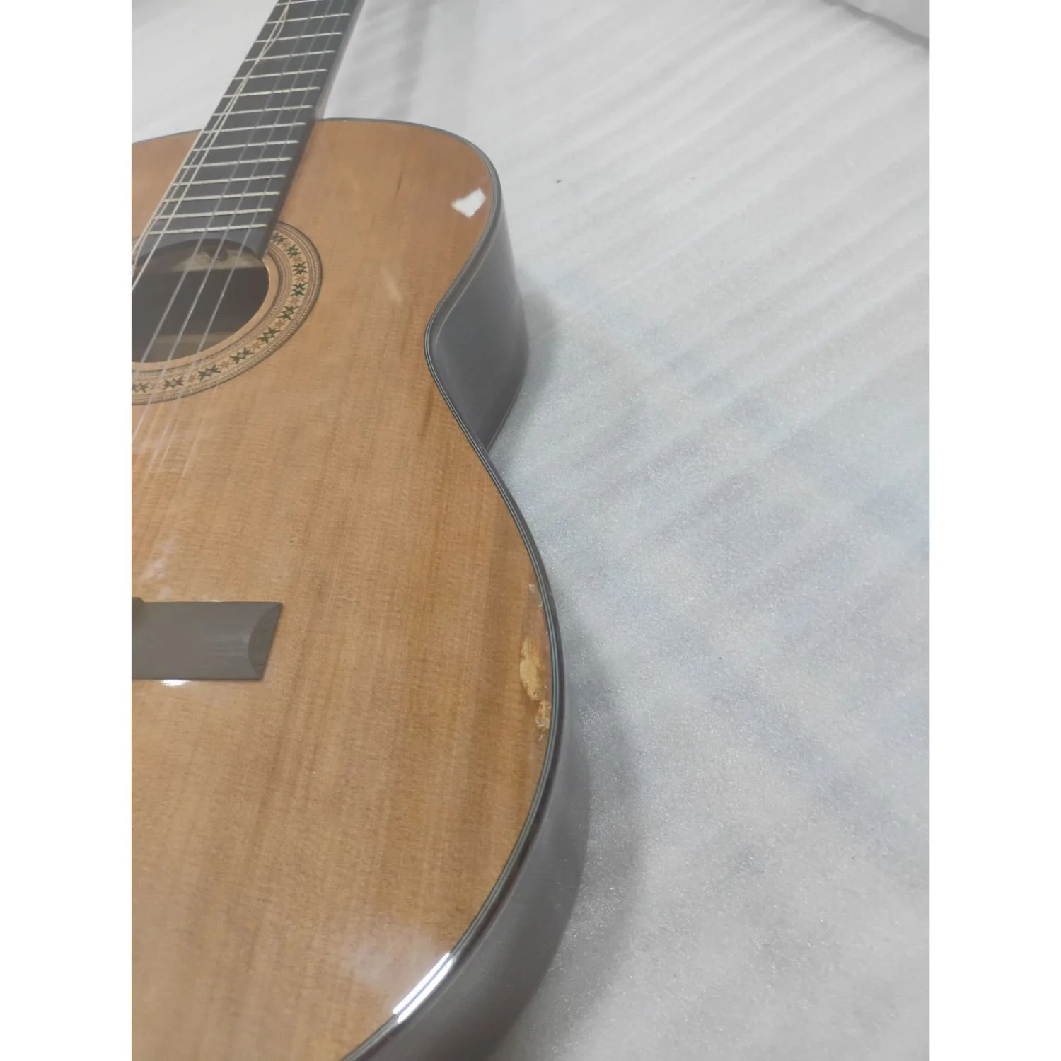 Vault Performer Pro Premium Classical Guitar with All Solid wood and Transacoustic EQ with Delay, Reverb, Chorus onboard effects - Open Box - Image 6